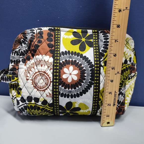 Vera Bradley Cocoa Moss Pouch Wallet Womens Multicolor Lined Casual Zip Around - Picture 6 of 16